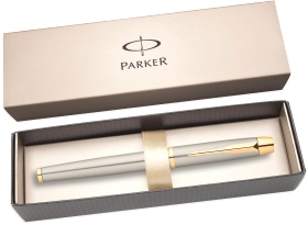 Перьевая ручка Parker I.M. Metal F223, Brushed Metal GT (перо F)