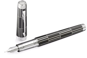 Перьевая ручка Parker Premier Luxury F565, Black СT (F)