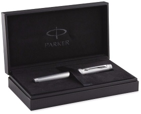 Перьевая ручка Parker Premier Monochrome F564, Titanium (Перо F)