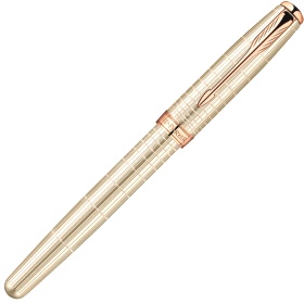 Перьевая ручка Parker Sonnet`13 Feminine F535, Sterling Silver PGT (Перо F)