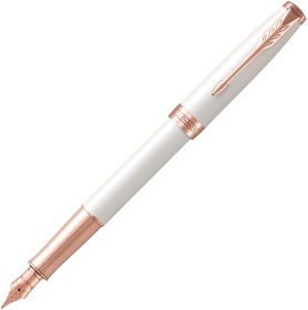    Parker Sonnet Core F540, Pearl White Lacquer PGT ( F)