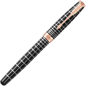  Перьевая ручка Parker Sonnet Core Masculine F531, Chiselled Brown PGT (Перо F)