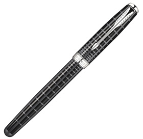 Перьевая ручка Parker Sonnet F531, Dark Grey Laquer CT (Перо F)