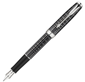 Перьевая ручка Parker Sonnet F531, Dark Grey Laquer CT (Перо F)