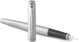 Ручка перьевая Parker Jotter Core F61, Stainless Steel CT (Перо M)