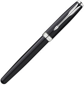Ручка перьевая Parker Sonnet F530 SF, Lacquer Black СT (Перо F)