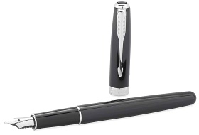 Ручка перьевая Parker Sonnet F530 SF, Lacquer Black СT (Перо F)