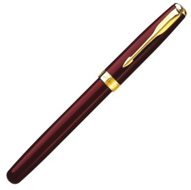 Ручка перьевая Parker Sonnet F539, Lacquer Red GT (Перо M)