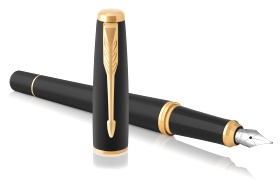 Ручка перьевая Parker Urban Core F309, Muted Black GT (Перо F)