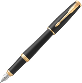  Ручка перьевая Parker Urban Core F309, Muted Black GT (Перо F)