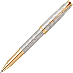  - Parker Sonnet Royal Fougere SE19, Chiselled Silver GT