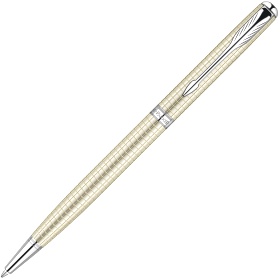   Parker Sonnet`10 Slim K435, Ciselle Decal Sterling Silver CT