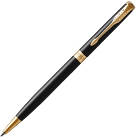    Parker Sonnet Slim Core K430, Lacquer Deep Black GT