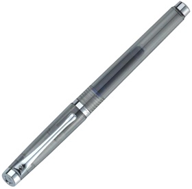 Ручка перьевая Pierre Cardin I-Share, Transparent Gray CT (Перо F)