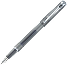 Ручка перьевая Pierre Cardin I-Share, Transparent Gray CT (Перо F)
