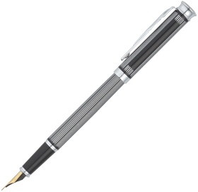  Ручка перьевая Tresor Pierre Cardin, Gray CT (перо M)