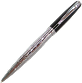    A'Jour Pierre Cardin, Lacquer Black / Silver CT