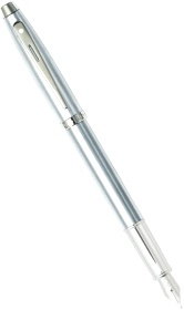   Sheaffer 100, Brushed Chrome Plated Finish Nickel CT ( F)