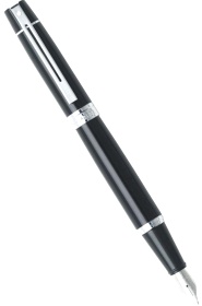   Sheaffer 300, Glossy Black Chrome CT ( F)