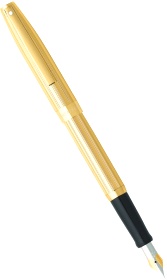   Sheaffer Sagaris, Fluted Gold Tone GT ( F)