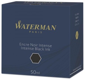 Флакон с черными чернилами для перьевой ручки Waterman