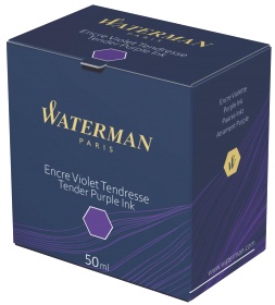 Флакон с фиолетовыми чернилами для перьевой ручки Waterman, Tender Purple