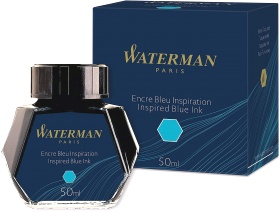  Флакон с голубыми чернилами для перьевых ручек Waterman, Inspired Blue