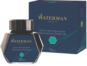 Флакон с зелеными чернилами для перьевой ручки Waterman, Harmonius Green