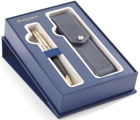  :  +   Waterman Carene DeLuxe, Black Silver GT