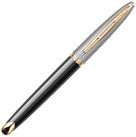 Перьевая ручка Waterman Carene DeLuxe, Black GT (перо F)