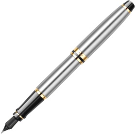 Ручка перьевая Waterman Expert 3 Essential, Stainless Steel GT (Перо F)