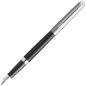    Waterman Hemisphere, Matte SS Black CT ( F)