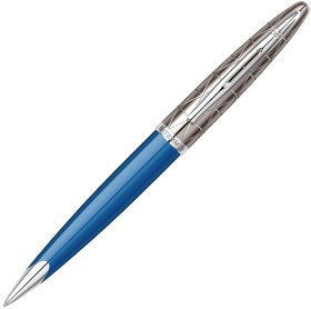   Waterman Carene Deluxe, Obsession Blue Lacquer / Gunmetal